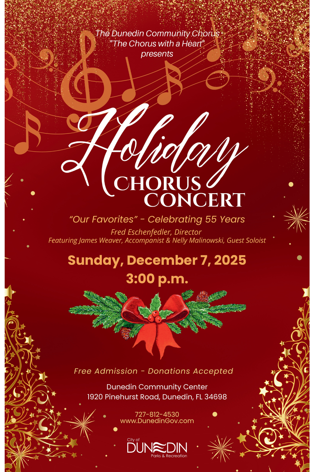Dunedin holiday chorus concert